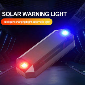 Car Fake Security Light Solar Powered Simulated Dummy Alarm Wireless Warning Anti-Theft Caution Lamp LED Flashing Imitation