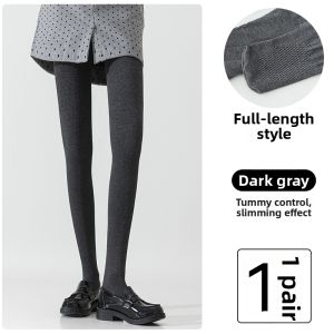 FENGTING | Warm Thickened Leggings For Women Black Gray