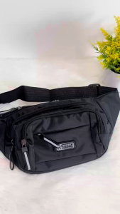 Multi-Pocket Belt Bag – Adjustable Straps & Anti-Jam Zipper
