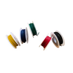 5 Color 3.28ft/16.4ft Each 18-20-22-24-26-28 Gauge Silicone Electric Wire Kit Flexible 18-28AWG Stranded Tinned Copper Wire