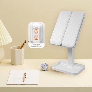 LIWAN | LED Lighted Adjustable Desktop Makeup Mirror