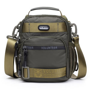 spaceman | Oxford Cloth Crossbody Bag Mens Casual Sports Canvas Shoulder Bag Trendy Brand Small Backpack For Youth Street Style