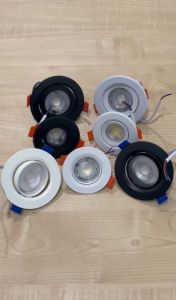 [2 YEARS WARRANTY] LED EYEBALL 3W/7W BLACK/WHITE LED RECESSED SPOTLIGHT 240V 3 COLOR LED EYEBALL LIGHT