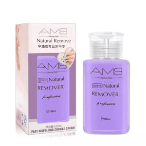 JOSLOVE 160ml Gel Nail Remover gel nails Remove False Nails Pump Bottle Gel Clear Dust Dirt Brush Cleanser Professional Manicure