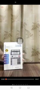 KENKO KK 12 Digits Electronic Calculator With Money Detector on Side KK-8101-12 Single Battery (SINGLE SPRING)