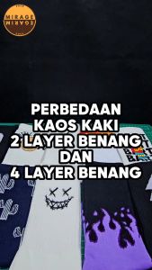 Kaos Kaki Oldschool - Kaos Kaki Skate Motif Ayam Jago - 4LAYER BENANG - No. X C26