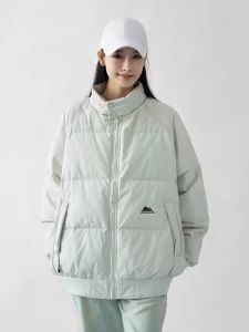Korean Style Womens down Jacket 2025 New Small Design Thickened Bread Style Slimming Outerwear Cotton Coat for Ladies