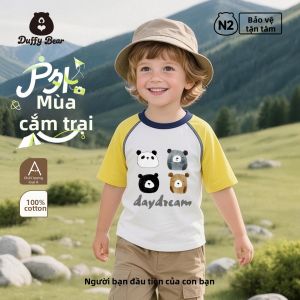 DUFFY BEAR | Áo Thun Trẻ Em Tay Ngắn Nhẹ