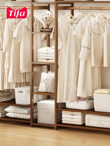 Simple Floor Hanger For Home Hanger Clothes Floor Bedroom Storage Bedside Temporary Clothes Fantastic Product Coat Rack at Night