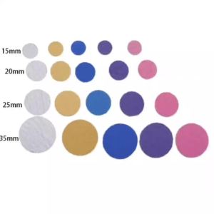 50/pcs 5 Colors Sanding Paper Pedicure Foot Care Tools 15mm 20mm 25mm 35mm Nail Drill Bit Disk Disc Salon Calluse Replaceable