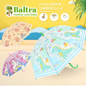 Baltra Childrens Umbrella Cartoon Animal Pattern Cute Princess Umbrella Boys and Girls Kids Long Handle Umbrella