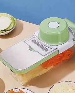 6 in 1 ชุดสไลด์ผักผลไม้ สเตนเลส304 ที่สไลด์ผัก ที่หั่นผัก ที่ขูดผัก อุปกรณ์หั่นผัก ใบมีดสแตนเลส ทำความสะอาดง่าย ป้องกันเชื้อรา