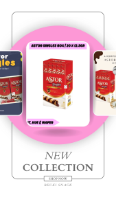 Astor Singles Wafer Stick Kemasan Single Stick Rasa Cokelat