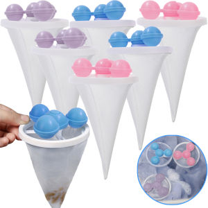 3 ชิ้น ถุงกรองตาข่ายสำหรับเครื่องซักผ้าแบบพกพา น้ำหนักเบา / ถุงกรองตาข่ายสำหรับเครื่องซักผ้าอเนกประสงค์ / ถุงกรองขนสัตว์เลี้ยงสำหรับทำความสะอาดเครื่องซักผ้า