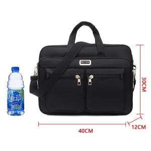 Business Oxford Cloth Mens Backpack Single Shoulder Slant Commuting Laptop Bag Handbag Garden Yi Brand Pure Color 15 Inch
