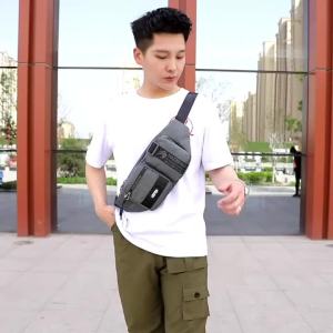 Nam Nhiều Túi Fanny Túi Thắt Lưng Túi Đeo Ngang Nylon Quân Đội Thể Thao Hông Bum Dây Đeo Ngực Túi Du Lịch Đi Bộ Đường Dài Ngoài Trời