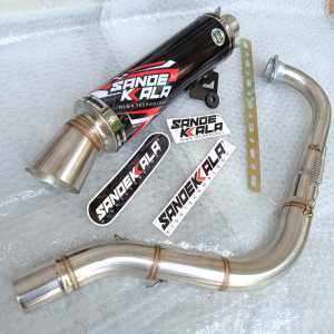knalpot samlong BEAT VARIO PCX AEROX NMAX ADV XMAX SCOOPY GENIO FREEGO GEAR MIO XEON INLET 38 MM
