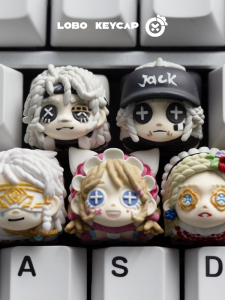 Mặt Bàn Phím Máy Tính Cơ Resin Tù Nhân Thợ Vườn Mô Phỏng Nhân Vật Trò Chơi Máy Tính Phụ Kiện Phần Cứng