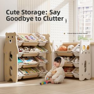 Multi-level Baby Toy Storage Rack