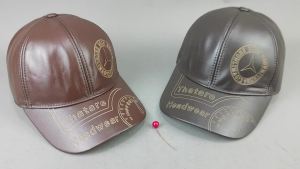 Jualan panas lelaki tulen kulit lembu kulit Baseball Cap kasual kulit asli Hat musim luruh musim sejuk sebenar kulit lembu kulit topi perlindungan inga