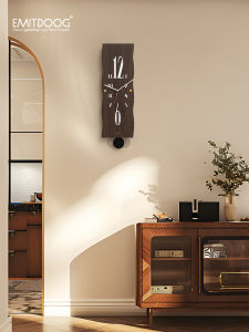 EMITDOOG นาฬิกาตั้งผนังแบบไม่ต้องเจาะ ตกแต่งสไตล์ย้อนยุคสำหรับห้องนั่งเล่นและร้านอาหาร นาฬิกาตั้งโต๊ะแบบไม่ต้องเจาะ