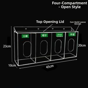 RUIKELAIXIANG | Clear Wall-Mountable Acrylic Storage Box