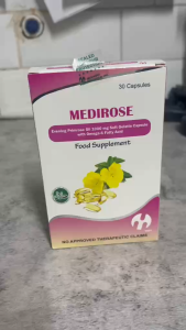 MEDIROSE Evening Primrose Oil 1000mg 30 Capsules Food Supplement FDA Approved BNDPharma