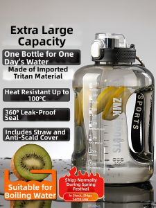 HOOMEY | Sports Water Bottle Tritan Large Capacity High Temperature Resistant