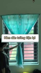 Rèm cửa sổ dán tường tiện lợi kèm đầy đủ phụ kiện rèm cửa sổ chống nắng trang trí nhà cửa siêu đẹp