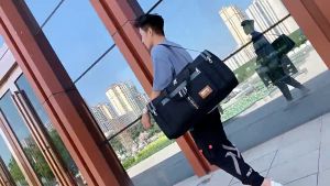 Large capacity foldable luggage bag gym travel bag men and womens delivery Sports bag duffel bags