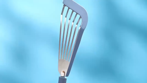 Stainless Steel Slotted Spatula Fish Multifuctional Frying Spatula Steak Fish Turner Shovel Frying Grilling Barbecue Spatula