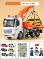 Large Size Children's Rescue Tow Truck Toy Boys Flatbed Crane Engineering Car Toy Truck Inertia Driven Plastic Toys for Kids. 