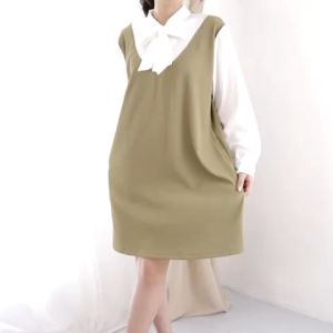KLOWI-DRESS REMAJA-DRESS RAJUT-DRESS WANITA TERBARU-DRESS CASUAL-DRESS KOREA