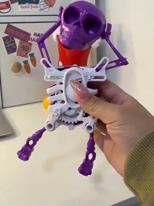 DEUKIO TikTok tiktok โครงกระดูกเต้นรำของเล่นไขลาน3D พิมพ์สนุกสินค้าแปลกใหม่