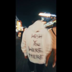 I WISH YOU WERE HERE WHITE CLASSIC HOOIDE