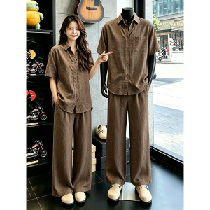 OUMULONG | Bộ Com Lanh Phong Cách Chín chắn Nhẹ Cho Nam