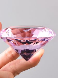 Gem Toy Crystal Colorful Stone Kids Diamond Transparent Large Glass Crystal Ornaments Children Present Fun