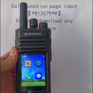 MOTOLOLA 2G 3G 4G POC Talkie-Walkie Intelligent Zello Android 9.0 Tactile PTT WIFI Bluetooth Portable POC Couverture Mondiale 80