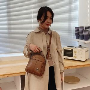 MYZANN SALE !! (( Bisa COD )) Tas Multifungsi 2in1 Bisa Ransel Bisa Selempang TAs Kulit Wanita