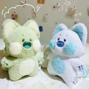 40CM Cute Kitty Dudu Cat Plush Stuffed Toy Fluffy Cartoon Animal Kid Birthday Christmas Gift