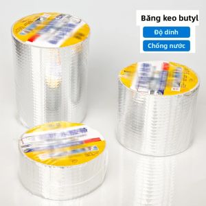 Băng Keo Butyl Sửa Chữa Rò Rỉ 20cm Băng Keo Chống Thấm Dùng Cho Sửa Chữa Mái Nhà Vá Mái Hiên Máng Xối Ống Dẫn Mái Che RV - Dụng Cụ Tự Sửa Chữa