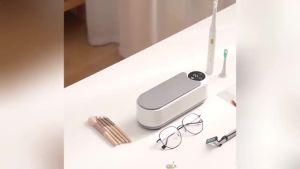 Portable Household Cleaning Machine 450ml Clean Pod Ultrasonic Cleaner Jewelry Cleaner Machine for Ring Glasses Makeup Brush