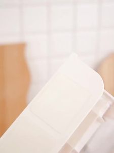 MAYANG KARYA Plastic Paper Towel Dispenser Wall Mounted Kitchen Tissue Holder with Dustproof Lid Roll Paper Towel Organizer