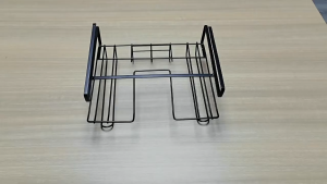 Multifunctional No Drill Hanging Kitchen Storage Rack Under Cabinet Pot Lid Holder Cutting Board Shelf Hook Rak Dapur