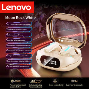 Lenovo | Choice Lenovo Gaming Headset Wireless Bluetooth 6.0 Earphones RGB Low Latency Waterproof Headphones Sports Headset GT101 2026New