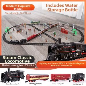 BABYSHOME | Retro Steam Electric Train Toy