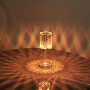 โคมไฟตั้งโต๊ะอะคริลิกบรรยากาศสีสันสดใส โคมไฟตกแต่งบ้าน โคมไฟข้างเตียงห้องนอน เหมาะสำหรับทุกเพศทุกวัย