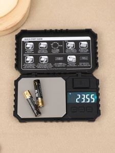 Portable Mini High Precision Electronic Scale Jewelry Scale 0.01g with Weights Pocket Tea Bag Scale Kitchen Cooking Tools