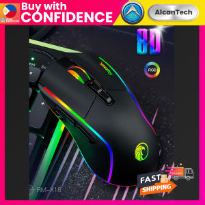 Gamer RGB Mouse with 8 Programmable Buttons 4000 DPI with High Gamer Quality Mechanical Button Wired Mouse