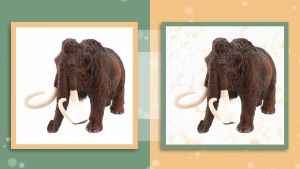 Simulation Mammoth Model Realistic Animal Elephant Model Desktop Decoration Educational Toys For Children